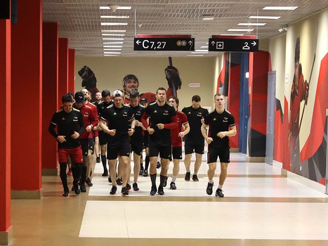 Тренировка «Авангарда» во время паузы в чемпионате