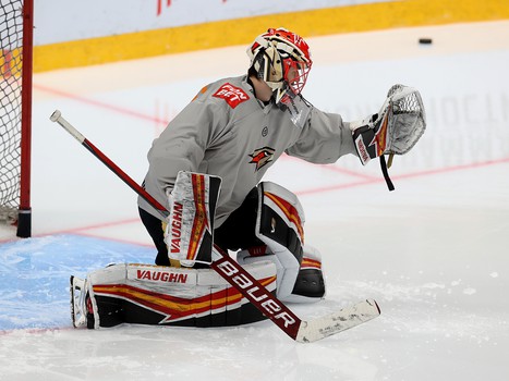 Тренировка «Авангарда» перед матчем с минским «Динамо»