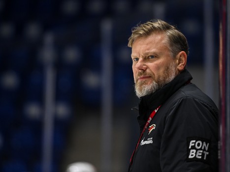 Раскатка «Авангарда» перед матчем в Нижнем Новгороде