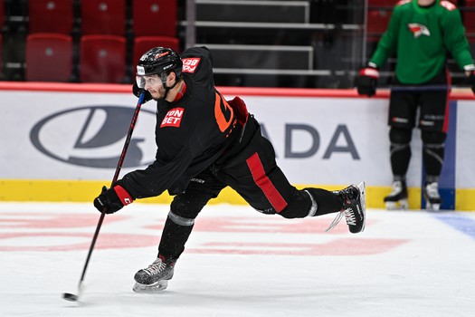 Раскатка «Авангарда» перед пятым матчем серии с «Сибирью»