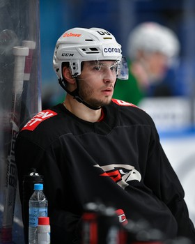 Тренировка «Авангарда» перед матчем в Нижнекамске