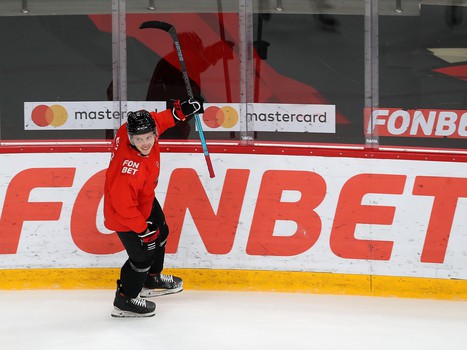 Первая тренировка «Авангарда» в новом сезоне