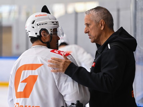 Тренировка «Авангарда» в Омске