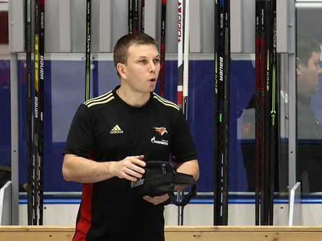 Тренировка «Авангарда» перед матчем в Новосибирске