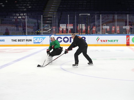 Раскатка «Авангарда» перед вторым матчем серии с «Ак Барсом»