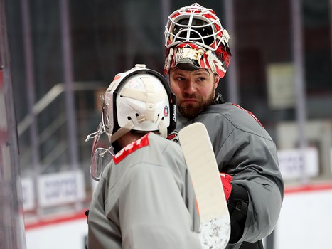 Тренировка «Авангарда» во время паузы в чемпионате