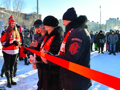 В Омске открыли площадки для занятий хоккеем