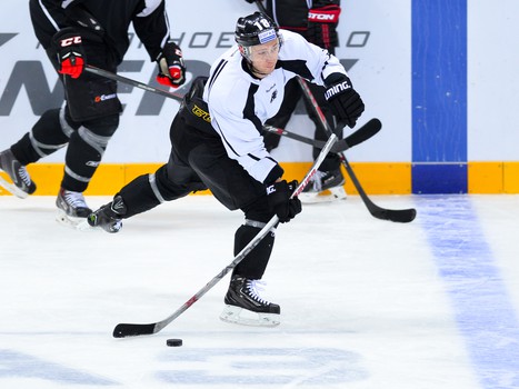 Раскатка "Авангарда" перед матчем с "Сибирью"