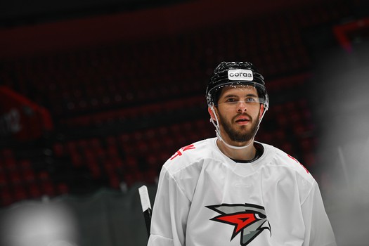 Тренировка «Авангарда» перед матчем с «Амуром»