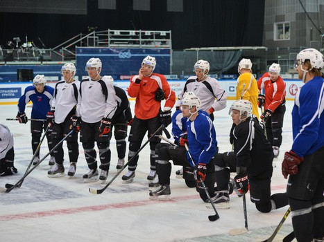 Тренировка "Авангарда" во Владивостоке