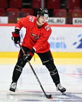 Раскатка «Авангарда» перед матчем с «Салаватом Юлаевым»