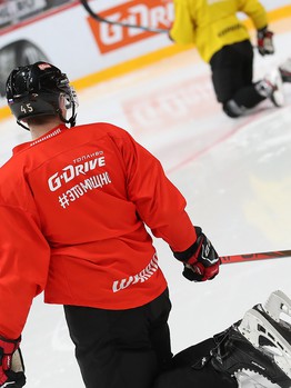 Открытая тренировка «Авангарда» для прессы и болельщиков