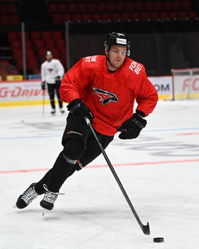 Раскатка «Авангарда» перед матчем с ХК «Сочи»