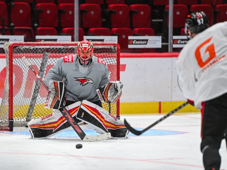 Раскатка «Авангарда» перед домашним матчем с «Сибирью»