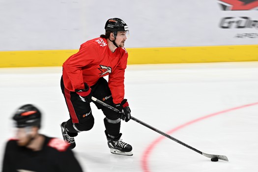 Раскатка «Авангарда» перед матчем с ЦСКА