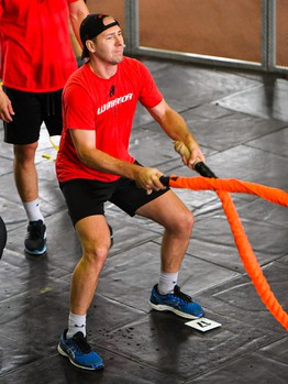 Силовой фортлег в легкоатлетическом манеже