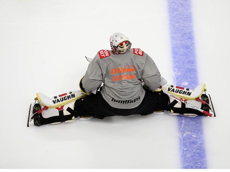 Раскатка «Авангарда» перед матчем с рижским «Динамо»