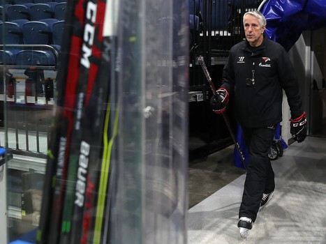 Раскатка «Авангарда» перед выездным матчем с московским «Динамо»