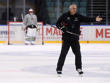 Тренировка «Авангарда» перед стартом турнира в Санкт-Петербурге