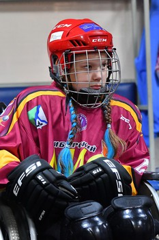 Турнир по следж-хоккею в Омске, день 1