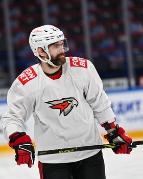 Раскатка «Авангарда» перед четвёртым матчем серии с «Металлургом» в Магнитогорске