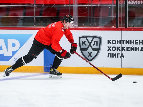 Раскатка «Авангарда» перед матчем с «Сочи»