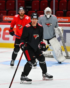 Раскатка «Авангарда» перед матчем с «Амуром»