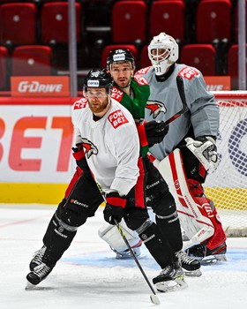 Тренировка «Авангарда» в Омске