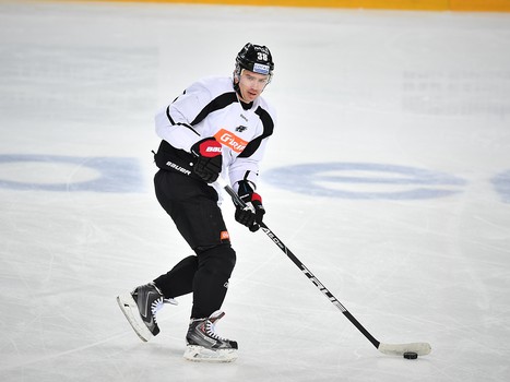 Раскатка "Авангарда" перед матчем со "Спартаком"