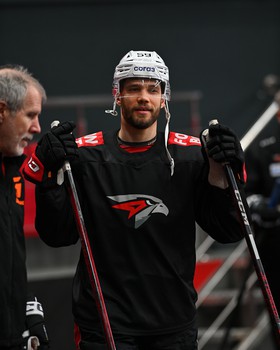 Раскатка «Авангарда» перед матчем в Балашихе