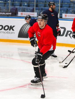 Раскатка «Авангарда» перед матчем против СКА