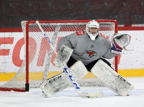 Тренировка «Авангарда» перед матчем в Екатеринбурге