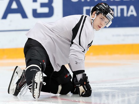 Раскатка «Авангарда» перед матчем с «Адмиралом»