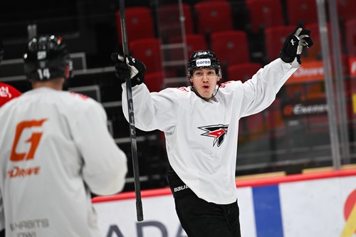 Раскатка «Авангарда» перед матчем с «Торпедо»