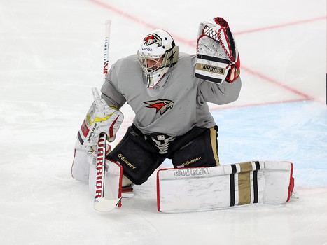 Раскатка «Авангарда» перед матчем в Магнитогорске