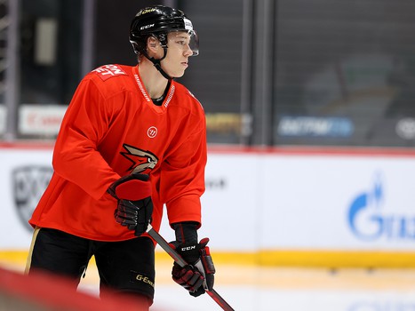 Раскатка «Авангарда» перед матчем со «Спартаком»