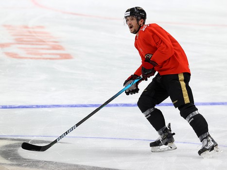 Раскатка «Авангарда» перед матчем с ХК «Сочи»