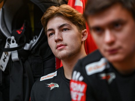 Первая ледовая тренировка «Авангарда»