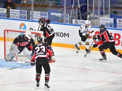 21.02.2018. Серия товарищеских матчей. "Авангард" - "Северсталь" 0:2