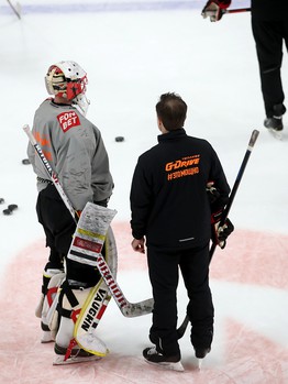 Открытая тренировка «Авангарда» перед стартом второго раунда плей-офф