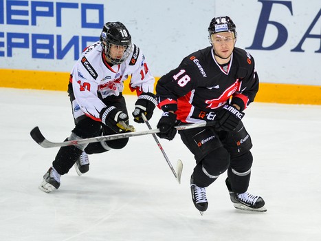 Тренировочный матч "Авангарда" с "Омскими Ястребами"