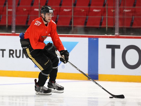 Раскатка «Авангарда» перед матчем с «Автомобилистом»