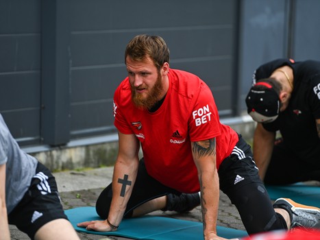 Раскатка «Авангарда» перед матчем с «Сибирью»