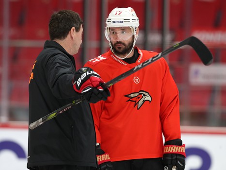 Открытая тренировка «Авангарда» перед стартом финала Востока