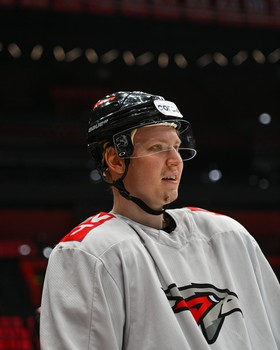 Тренировка «Авангарда» перед четвёртым матчем серии с «Металлургом»