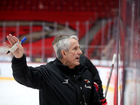 Тренировка «Авангарда» перед выездом