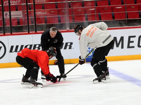 Раскатка «Авангарда» перед четвёртым матчем серии с «Ак Барсом»