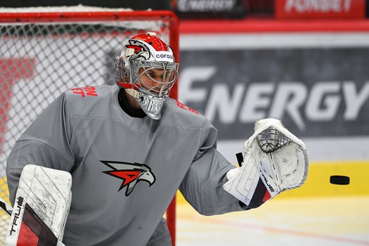 Раскатка «Авангарда» перед матчем с «Салаватом Юлаевым»