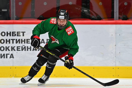 Раскатка «Авангарда» перед матчем с «Сибирью»