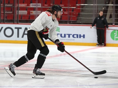 Раскатка «Авангарда» перед матчем с рижским «Динамо»